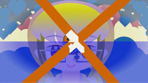 Screenshot of a battle in Tsukisas Arena. The blue squid has attacked the orange squid from below in the water. There is a giant cross on the screen from the point of impact. In the background, Professor Shiika watches with interest.