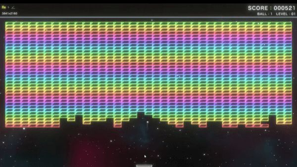 Neon Blocks with RESIZING Display by アキオ